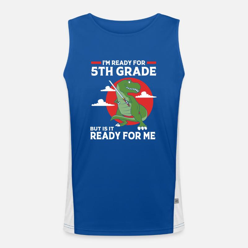 5. Klasse Funktionelles Kontrast-Tank Top für Männer 
