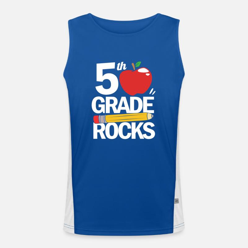 5. Klasse Funktionelles Kontrast-Tank Top für Männer 