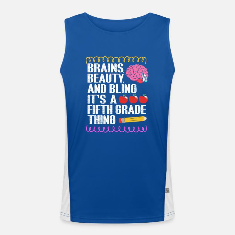 5th Grade Men's Functional Contrast Tank Top 