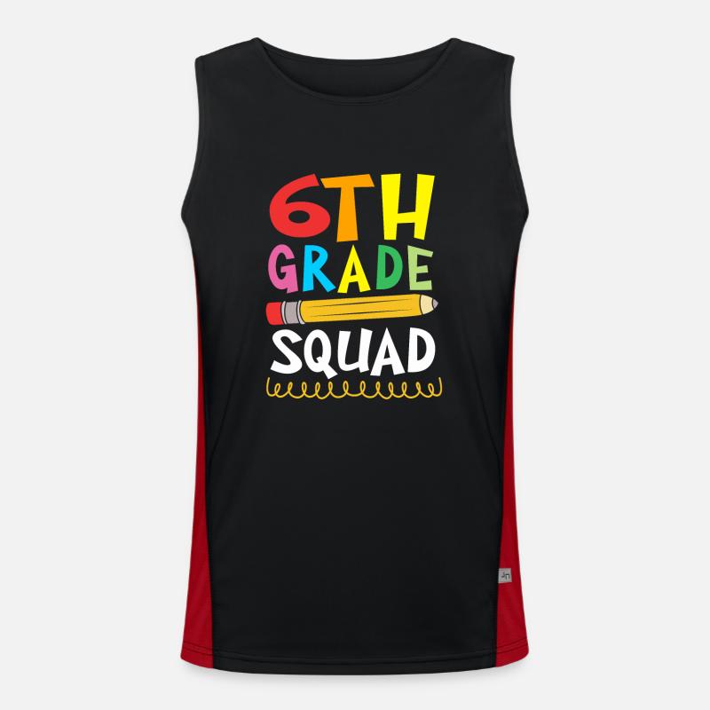 6th Grade Men's Functional Contrast Tank Top 