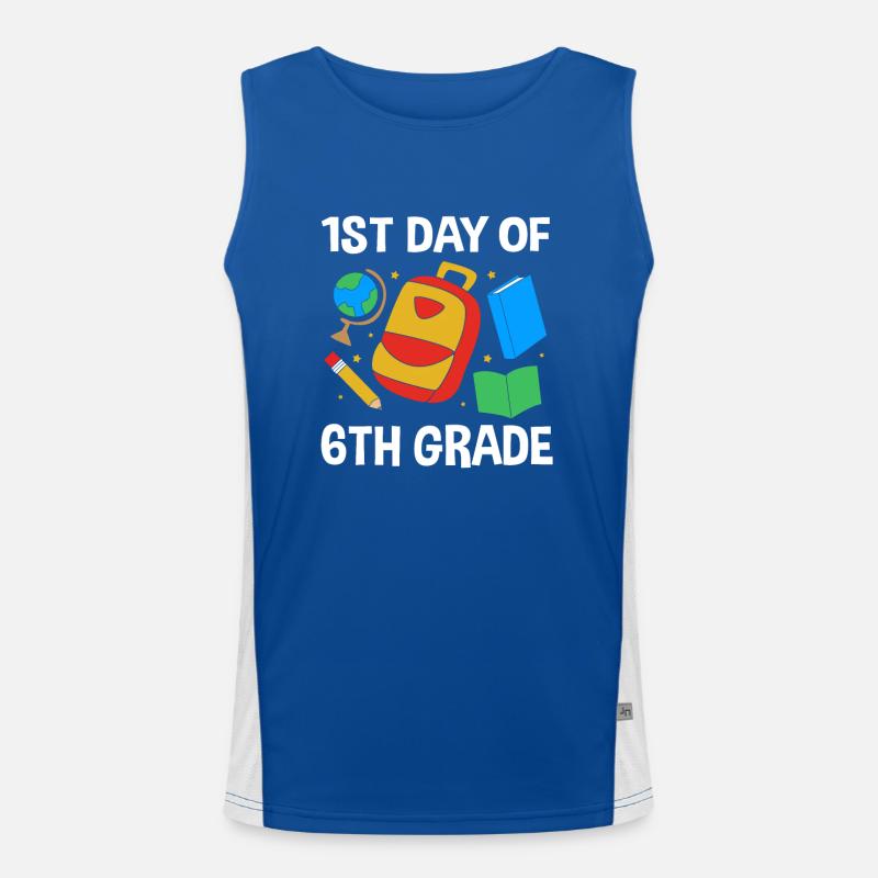 6th Grade Men's Functional Contrast Tank Top 
