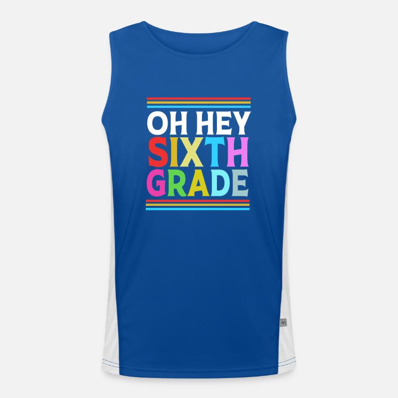 6th Grade Men's Functional Contrast Tank Top 