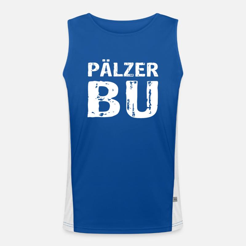Pälzer Bub Funktionelles Kontrast-Tank Top für Männer 