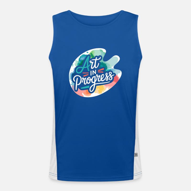 Creative Hobby For Beginners In The Men's Functional Contrast Tank Top 
