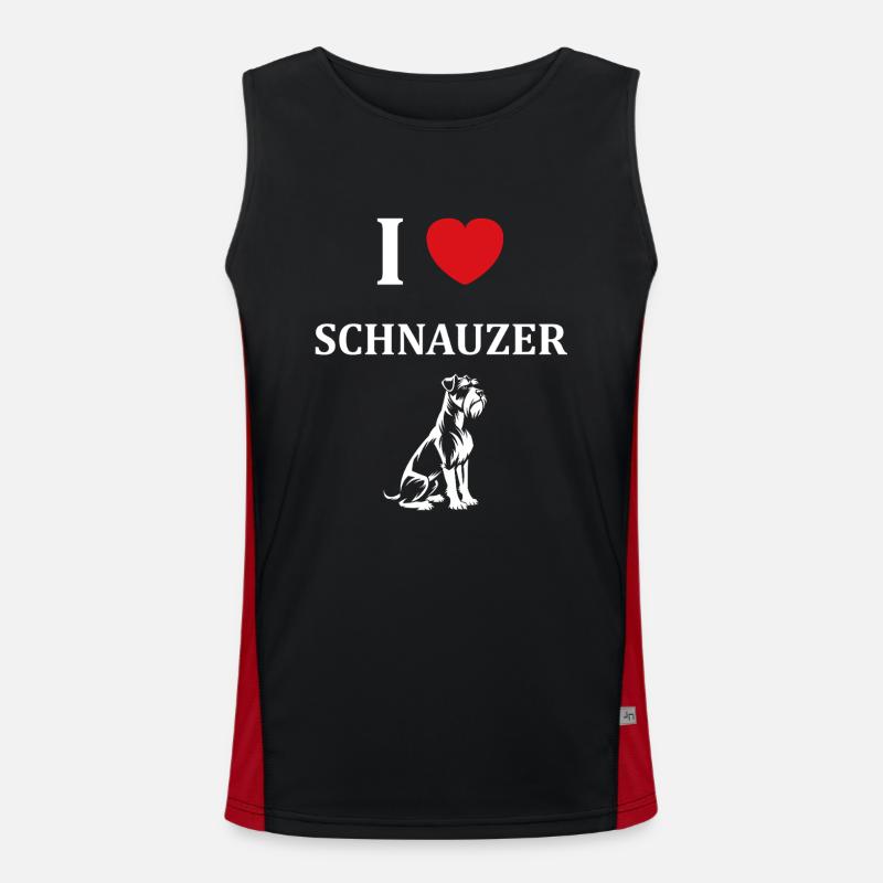 Schnauzer Débardeur respirant contrasté Homme 