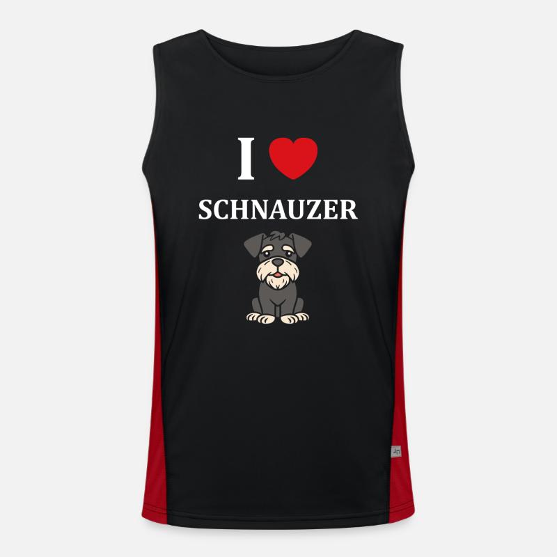 Schnauzer Débardeur respirant contrasté Homme 