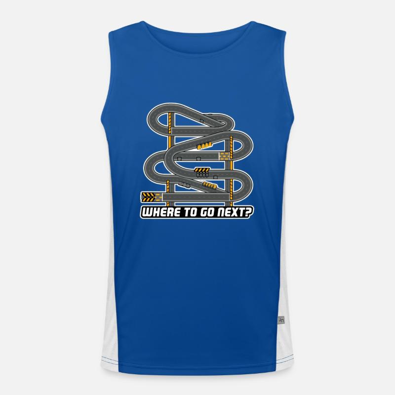 WHERE TO GO NEXT Men's Functional Contrast Tank Top 