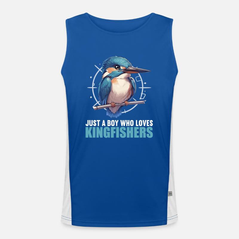 Eisvögel Eisvogel Funktionelles Kontrast-Tank Top für Männer 