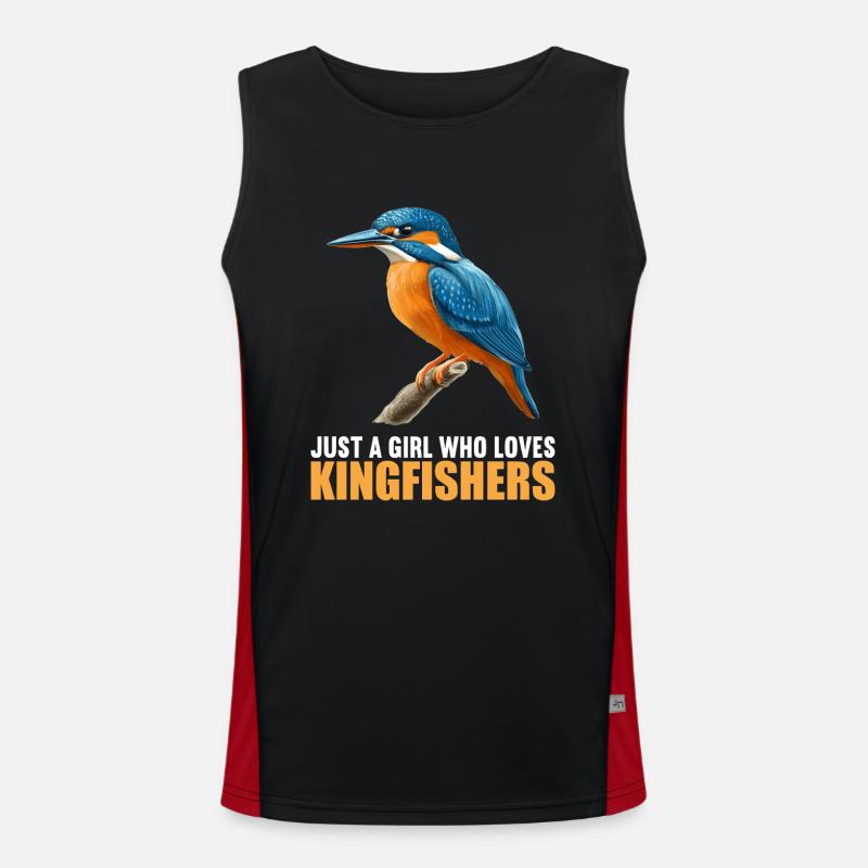 Eisvögel Eisvogel Funktionelles Kontrast-Tank Top für Männer 