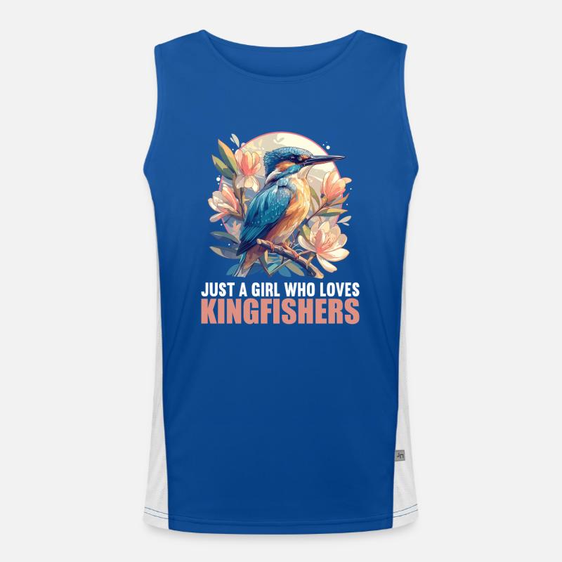 Eisvögel Eisvogel Funktionelles Kontrast-Tank Top für Männer 