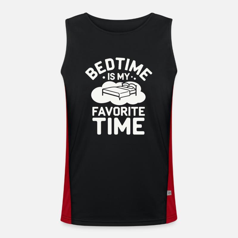 Sleep Hygiene Enthusiasts, Restful Nights, Men's Functional Contrast Tank Top 