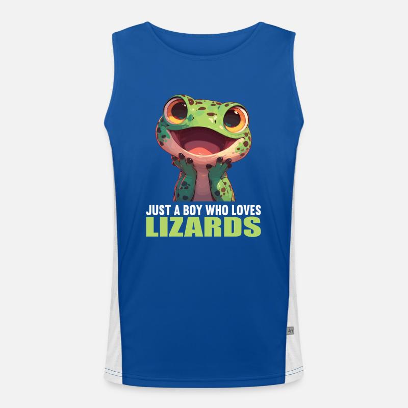 Lézards Lézard Débardeur respirant contrasté Homme 