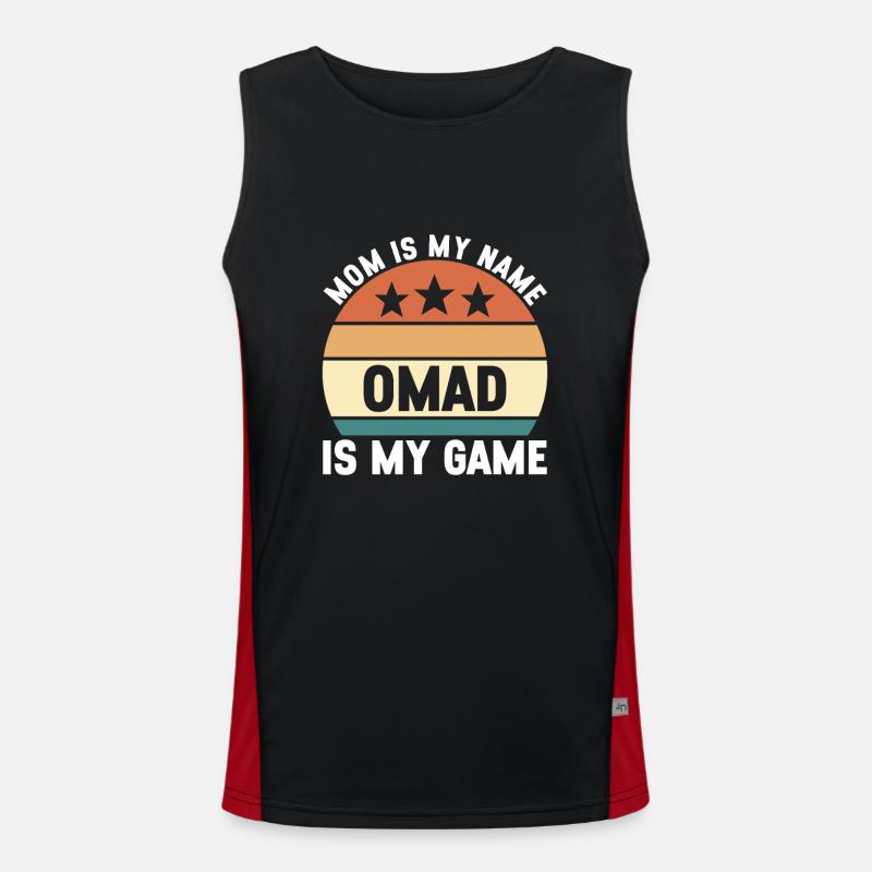 Intermittent fasting Intermittent fasting - Men's Functional Contrast Tank Top - black/red