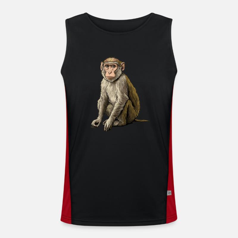 Macaque Macaque Débardeur respirant contrasté Homme 