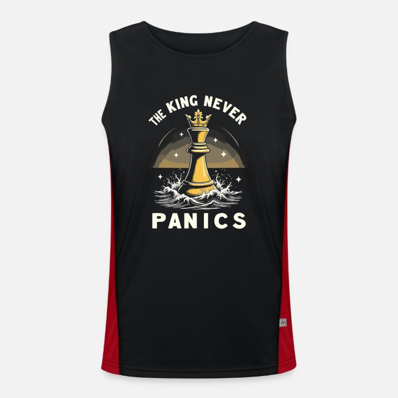 Chess Tacticians Strategy Masters Tactical Funktionelles Kontrast-Tank Top für Männer 
