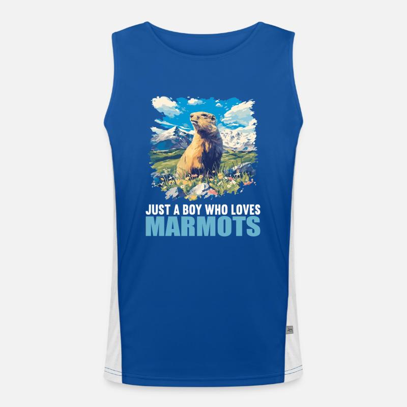 Marmots Groundhog Men's Functional Contrast Tank Top 