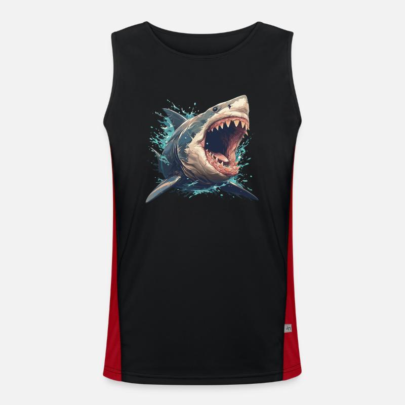 Great White Sharks Great White Shark Men's Functional Contrast Tank Top 