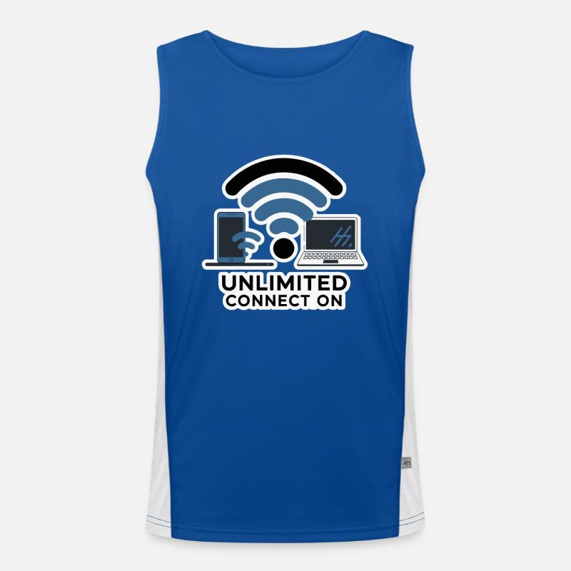 ON LINE Men's Functional Contrast Tank Top 