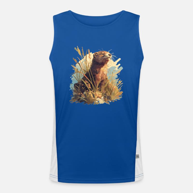 Mink Mink Men's Functional Contrast Tank Top 