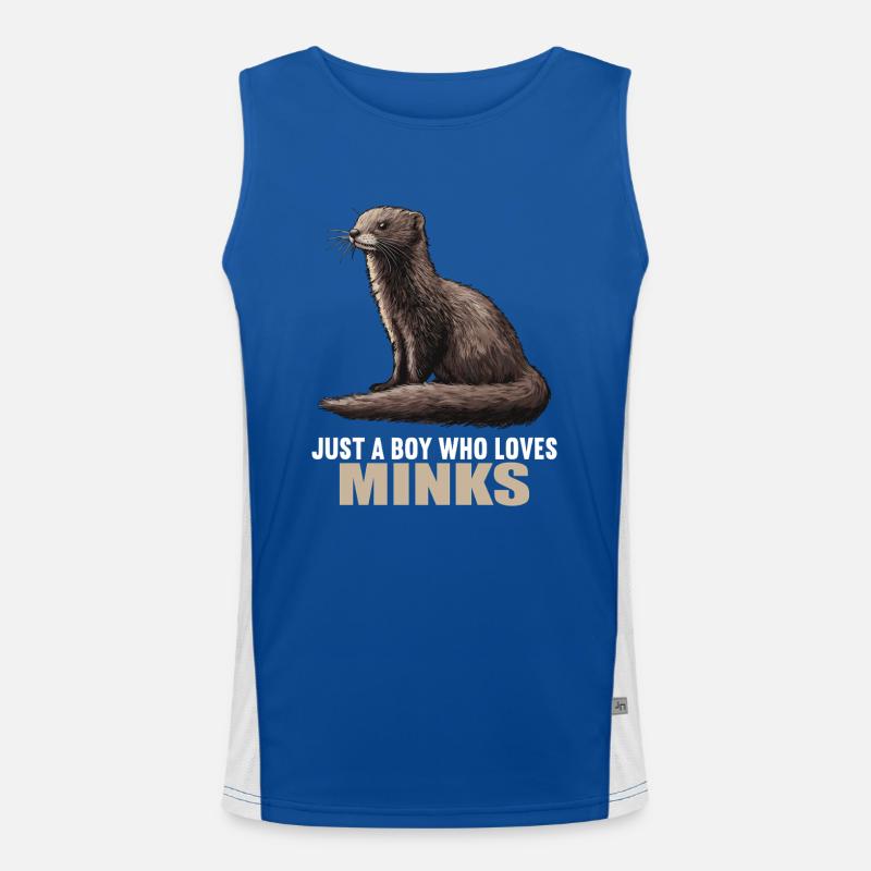 Mink Mink Men's Functional Contrast Tank Top 