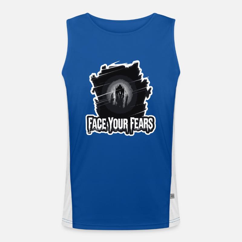 YOUR WORST FEARS Men's Functional Contrast Tank Top 