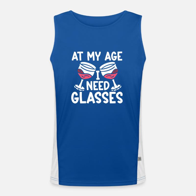 Wine Tasting Funny Wine Lover Funktionelles Kontrast-Tank Top für Männer 