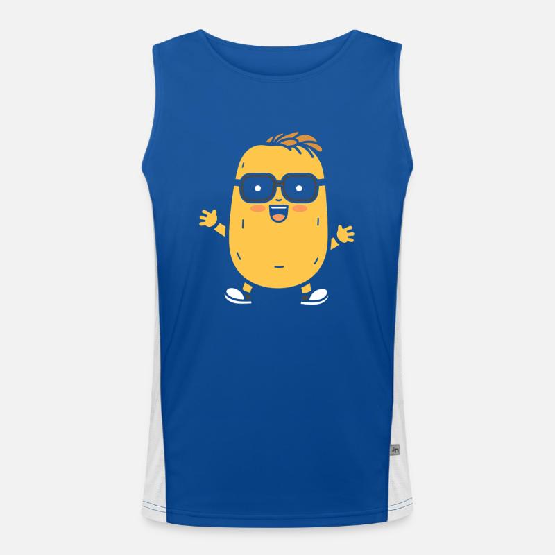 Potato Men's Functional Contrast Tank Top 
