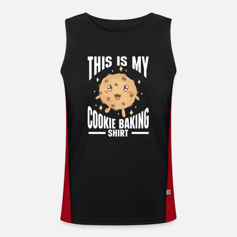 Baking Bakery Baker Funktionelles Kontrast-Tank Top für Männer 
