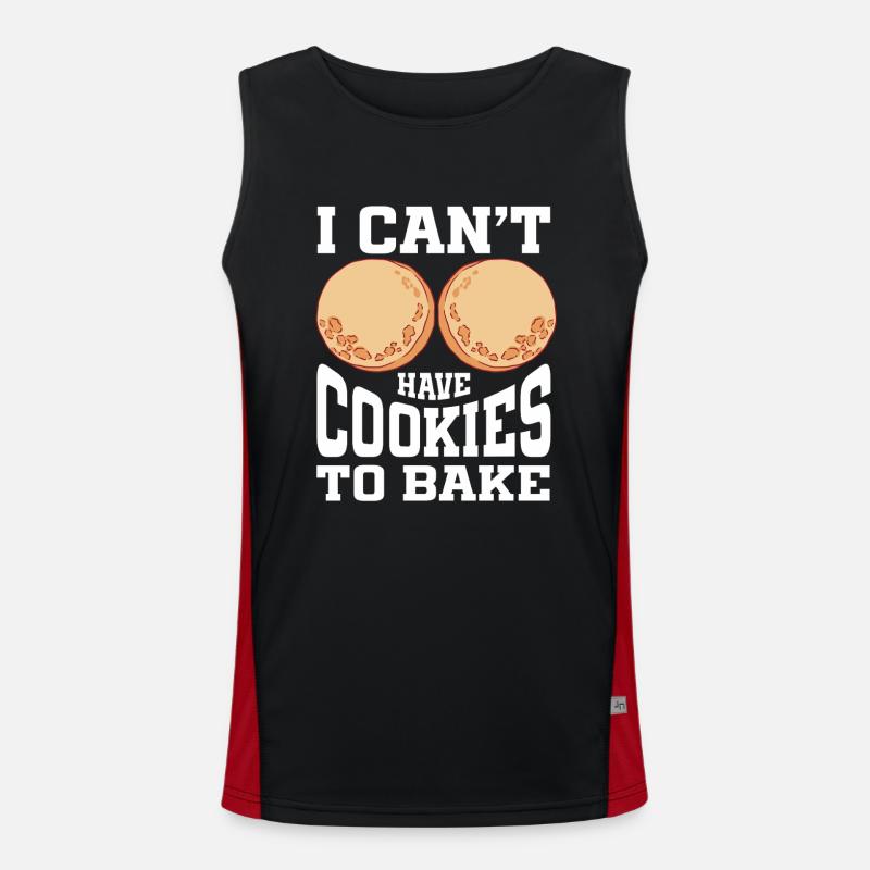 Baking Bakery Baker Funktionelles Kontrast-Tank Top für Männer 