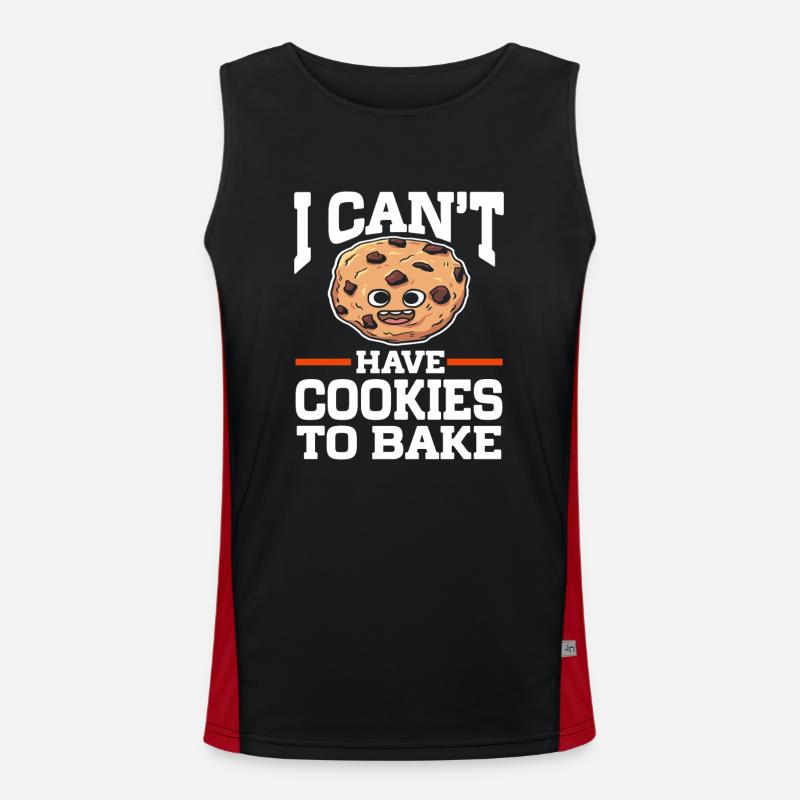 Baking Bakery Baker Funktionelles Kontrast-Tank Top für Männer 