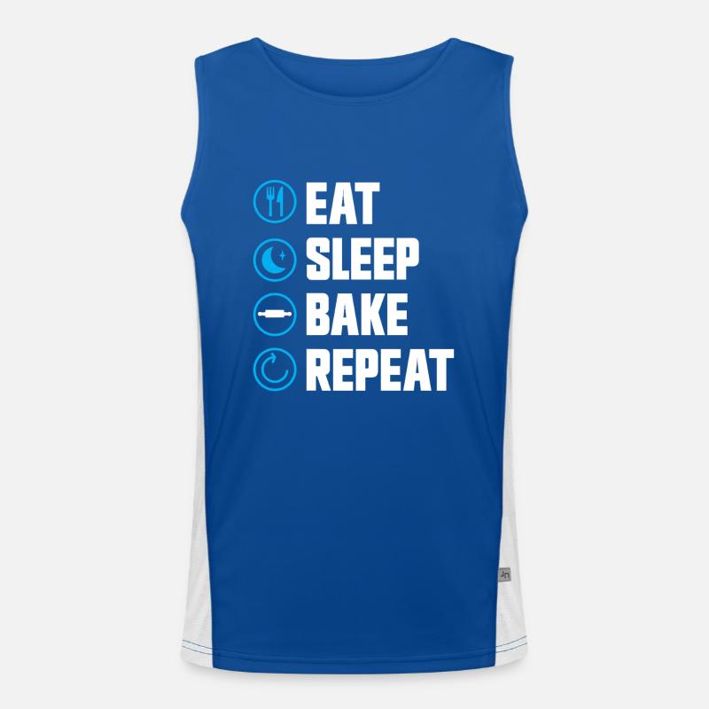 Baking Bakery Baker Funktionelles Kontrast-Tank Top für Männer 