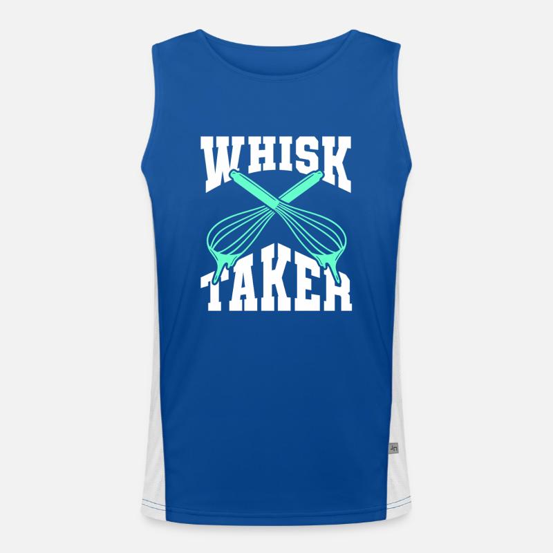 Baking Bakery Baker Men's Functional Contrast Tank Top 