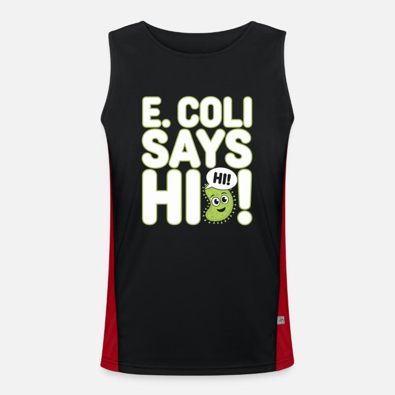 Passionné de microscope Technicien de laboratoire Science Débardeur respirant contrasté Homme 