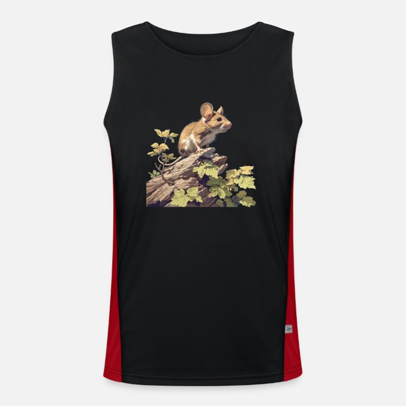 Mice Mouse Men's Functional Contrast Tank Top 