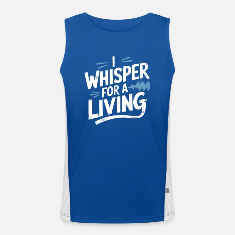 Asmr Creator Sensorische Entspannung Beruhigender Funktionelles Kontrast-Tank Top für Männer 