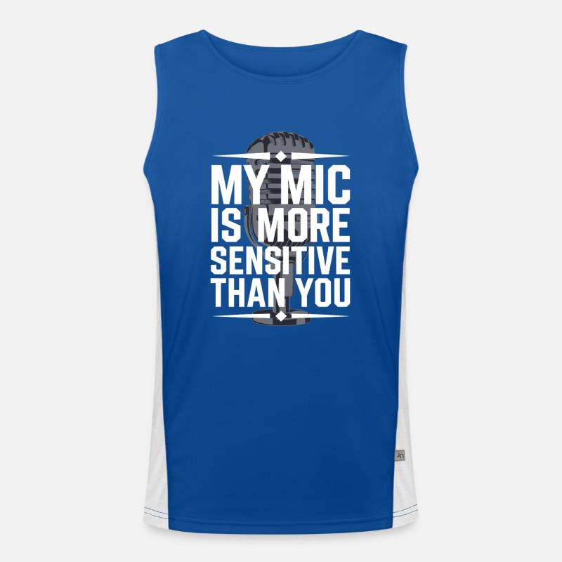 Asmr Creator Sensorische Entspannung Beruhigender Funktionelles Kontrast-Tank Top für Männer 