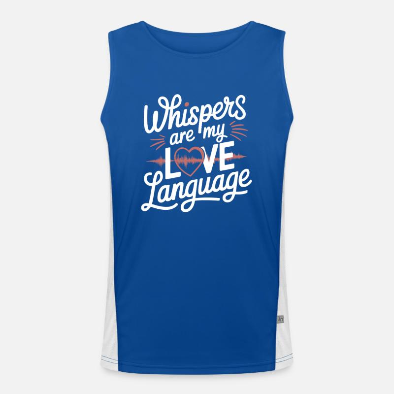 Asmr Creator Sensorische Entspannung Beruhigender Funktionelles Kontrast-Tank Top für Männer 