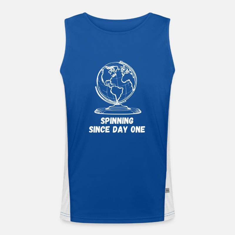 Spin Since Day One Men's Functional Contrast Tank Top 