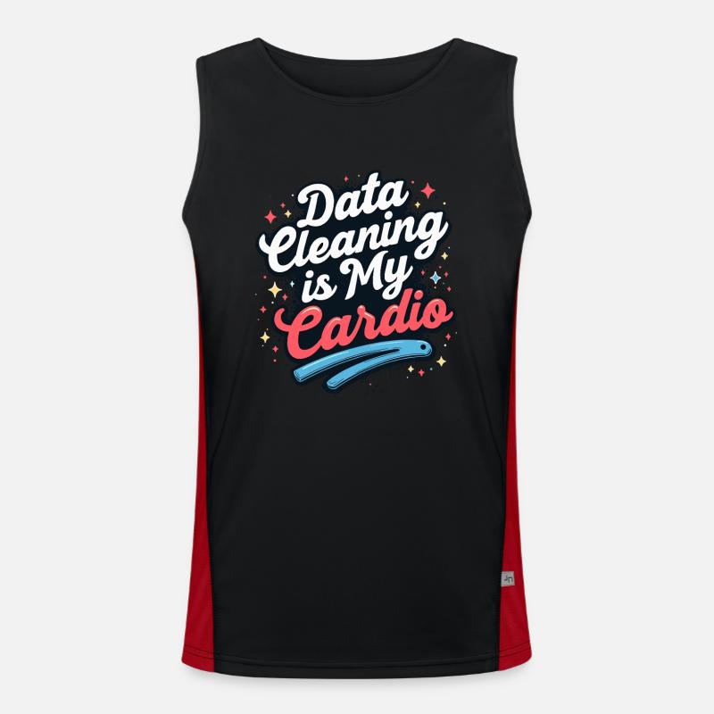 Data Analyst Big Data Specialist Business Men's Functional Contrast Tank Top 