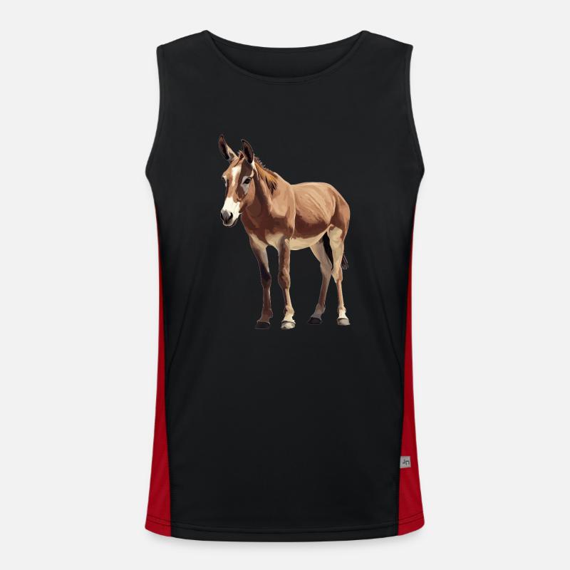 Maultiere Maultier Funktionelles Kontrast-Tank Top für Männer 