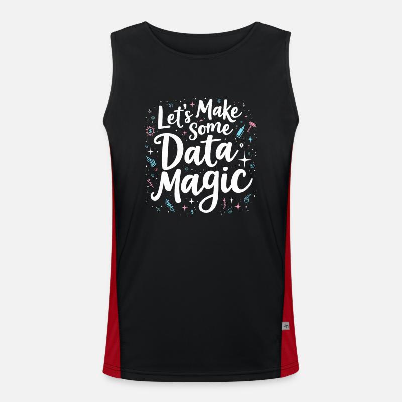 Data Analyst Big Data Specialist Business Funktionelles Kontrast-Tank Top für Männer 