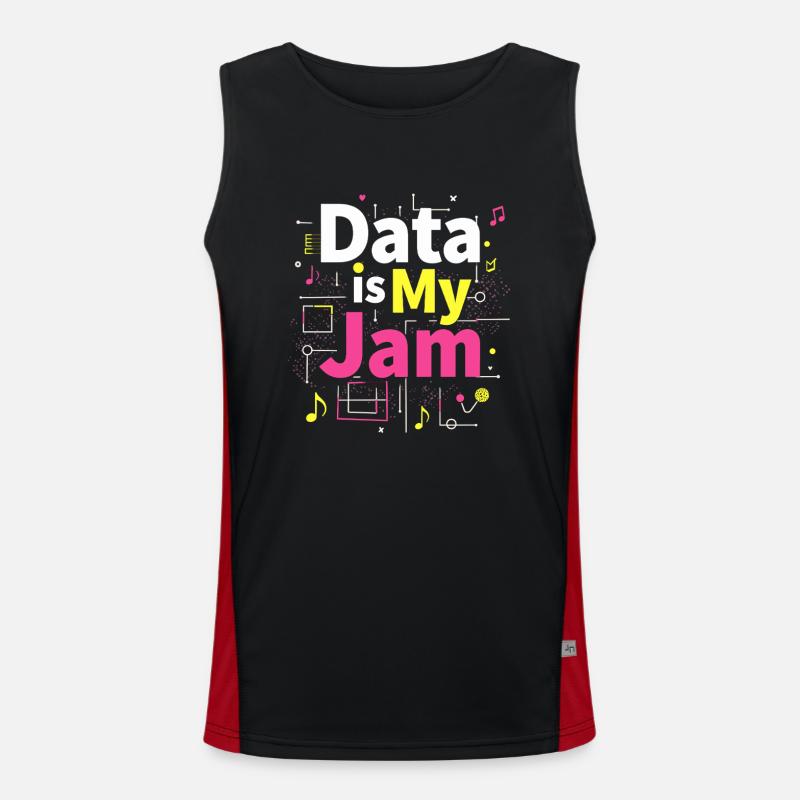 Data Analyst Big Data Specialist Business Funktionelles Kontrast-Tank Top für Männer 