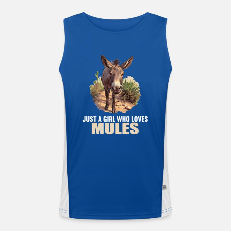 Maultiere Maultier Funktionelles Kontrast-Tank Top für Männer 