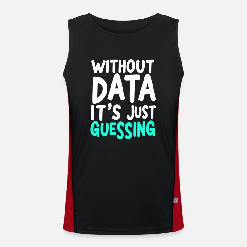 Data Analyst Big Data Specialist Business Funktionelles Kontrast-Tank Top für Männer 