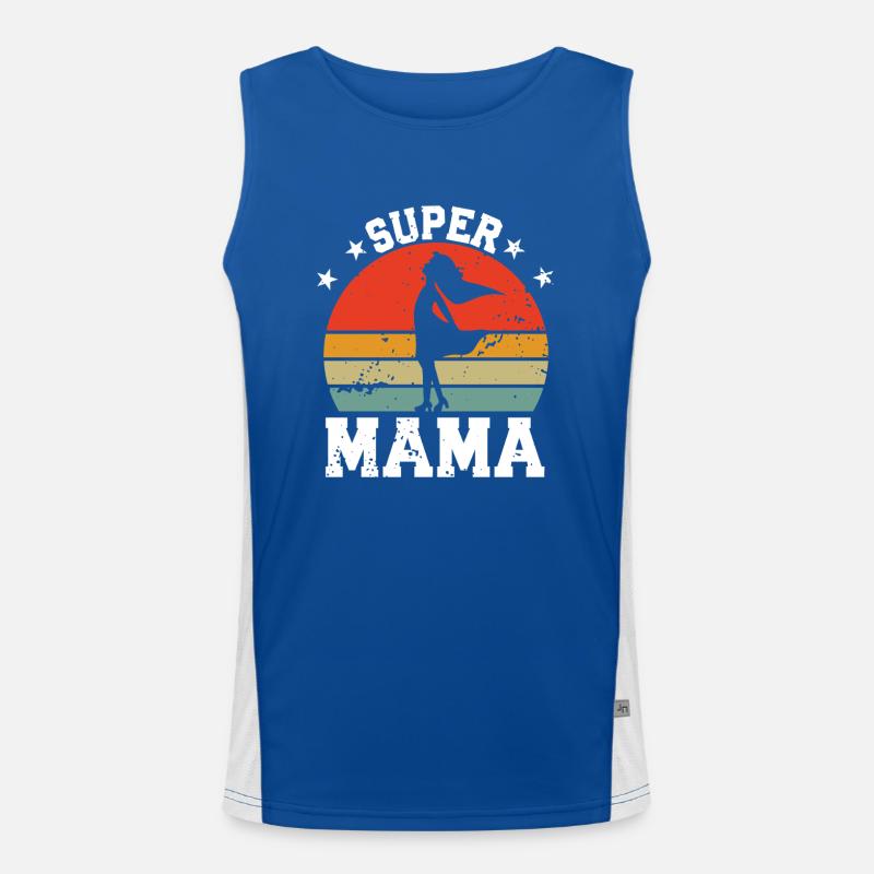 Super Mom Men's Functional Contrast Tank Top 