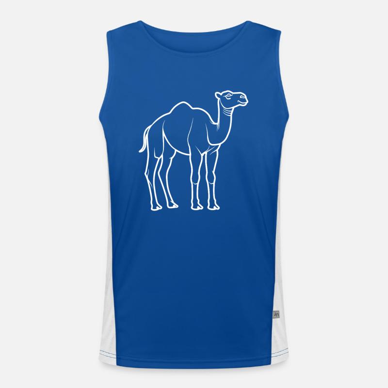 camel Men's Functional Contrast Tank Top 