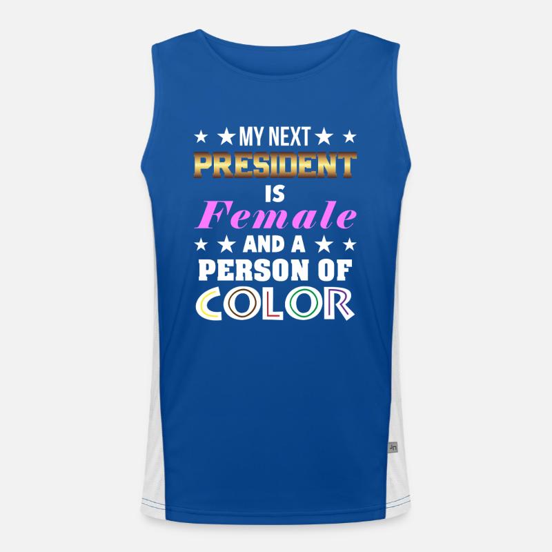 couleur féminine Débardeur respirant contrasté Homme 