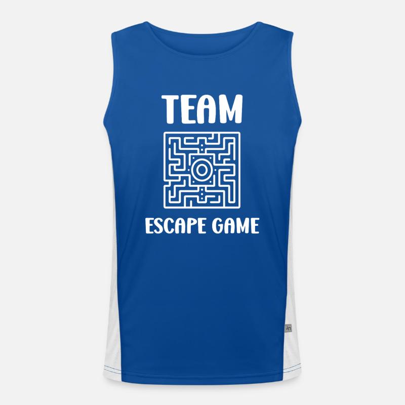 Escape game Men's Functional Contrast Tank Top 
