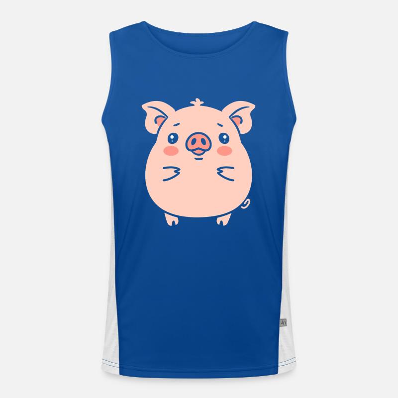 cochon Débardeur respirant contrasté Homme 