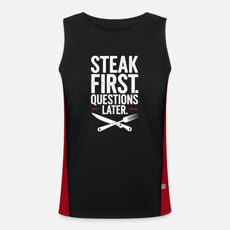 Diet on carnivore diet on the Men's Functional Contrast Tank Top 